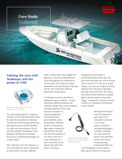 Kvaser Leaf Light Rugged SeaKeeper Case Study